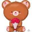 Foil Balloon Teddy Garland