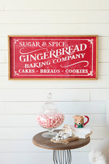 31.8” Wood Holiday Engraved Wall Sign
