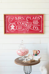 31.8” Wood Holiday Engraved Wall Sign