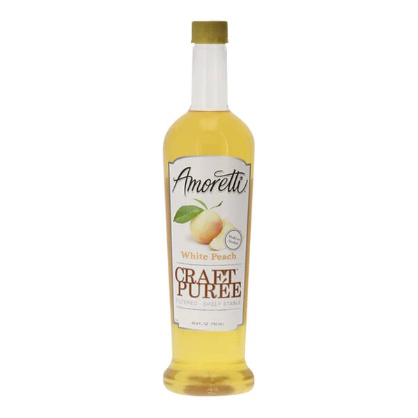 Amoretti White Peach Craft Puree 25.4 fl. oz.
