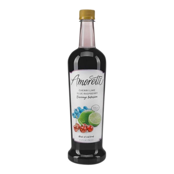Amoretti Cherry Lime Blue Raspberry Beverage Infusion 25.4 fl. oz.