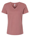 BELLA + CANVAS® Women’s Jersey Relaxed Short Sleeve V-Neck T-Shirt