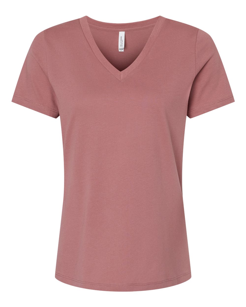 BELLA + CANVAS® Women’s Jersey Relaxed Short Sleeve V-Neck T-shirt