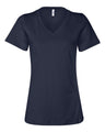 BELLA + CANVAS® Women’s Jersey Relaxed Short Sleeve V-Neck T-Shirt