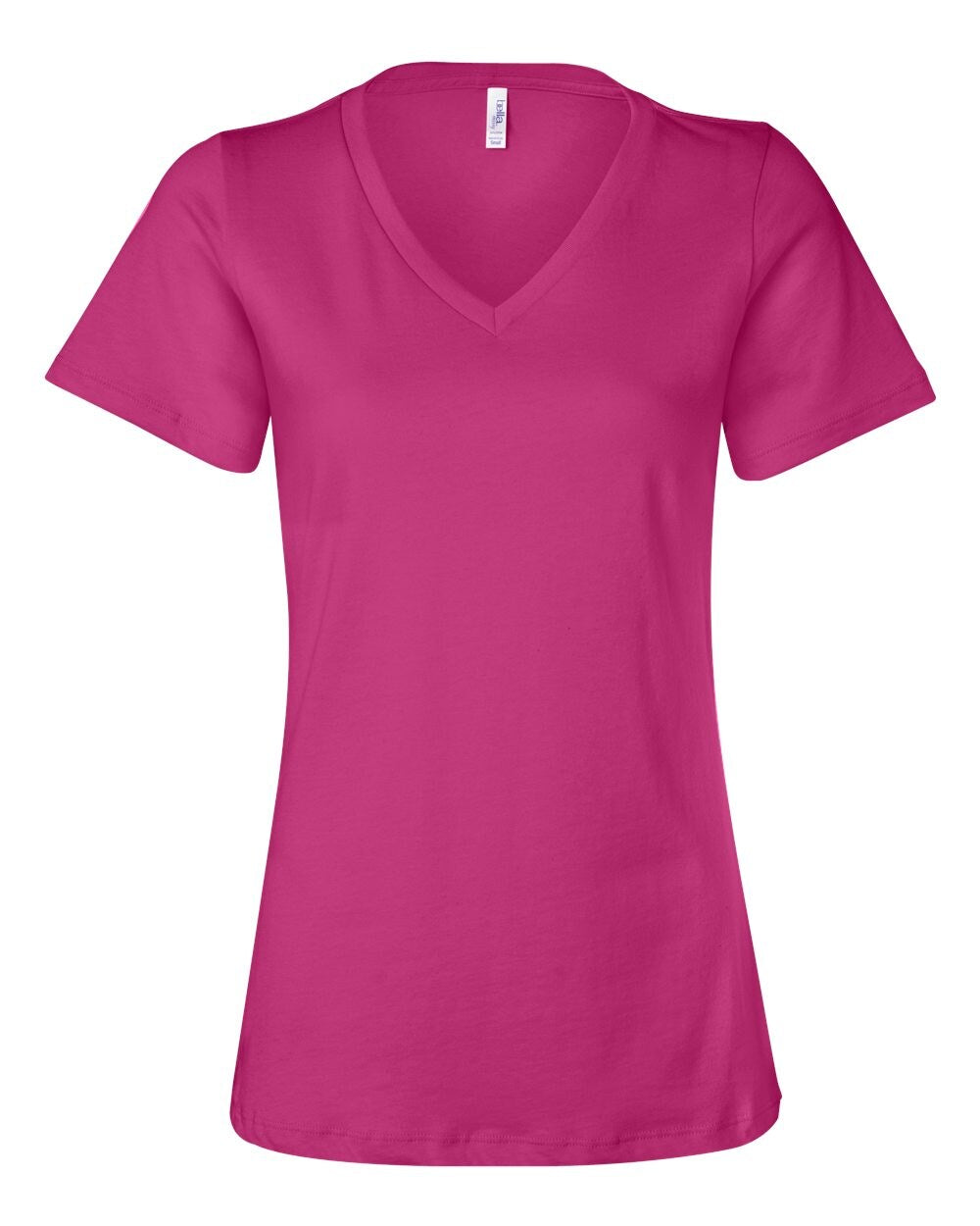 BELLA + CANVAS® Women’s Jersey Relaxed Short Sleeve V-Neck T-Shirt