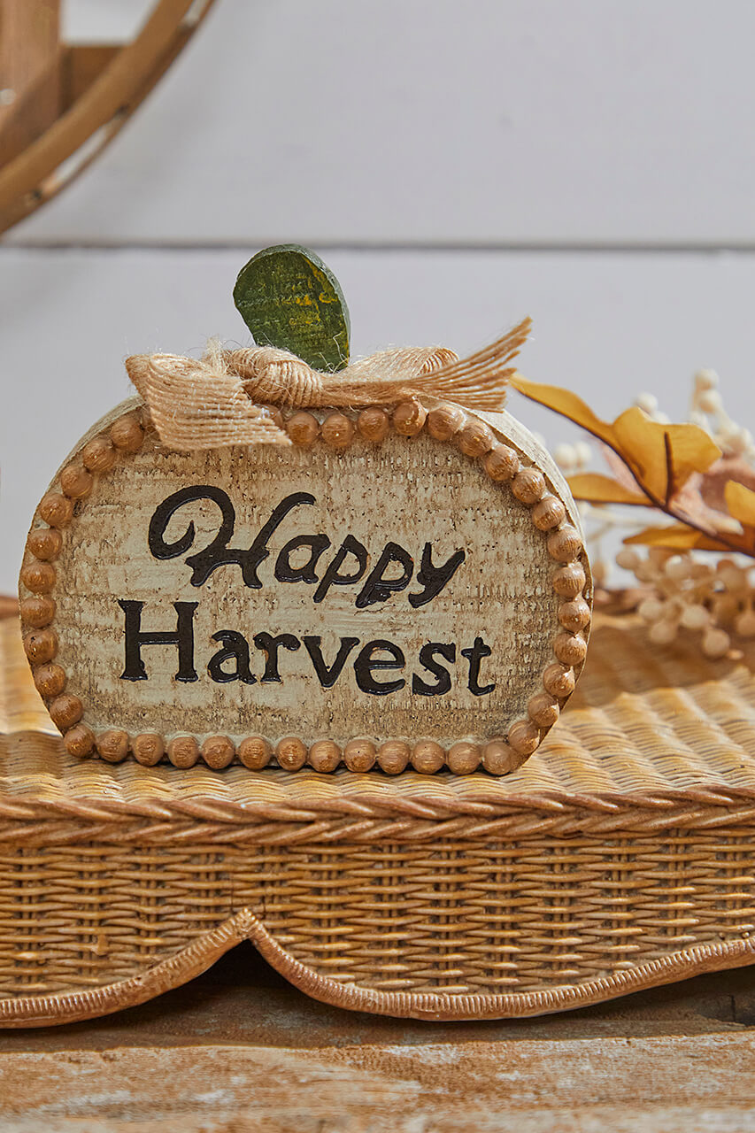 5.5" Resin Harvest Pumpkin