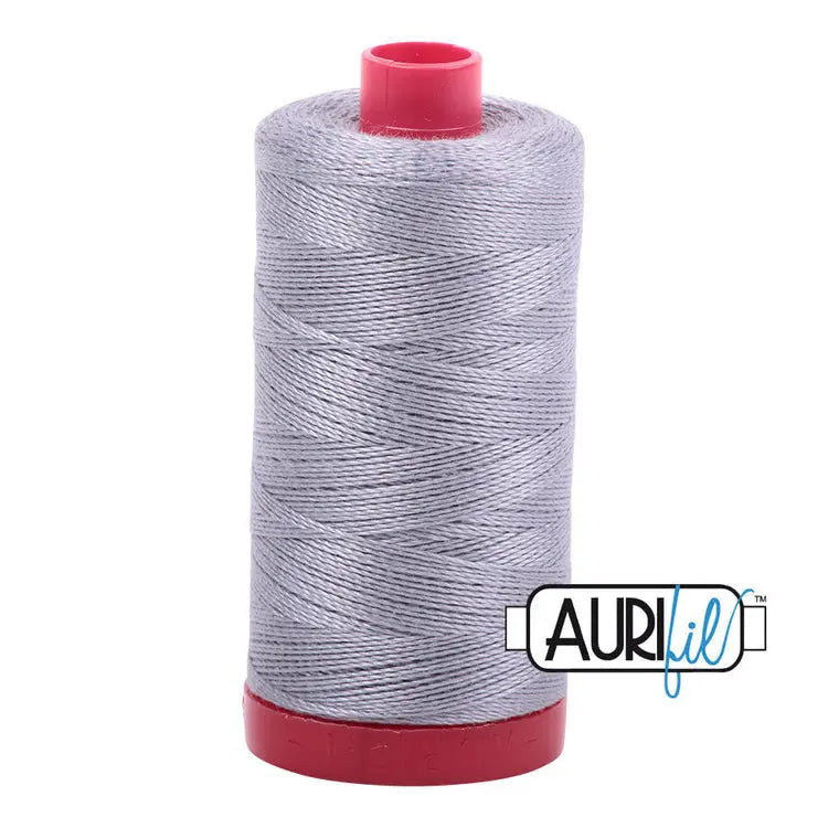 Cotton Thread 12wt Grey Large Spool