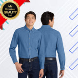 Port Authority® Long Sleeve Denim Shirt