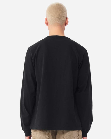BELLA + CANVAS 4851GD unisex garment dyed long sleeve tee with vintage finish