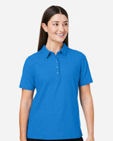 Devon & Jones® Women's Crownlux Performance Geo Polo Moisture Wicking Stretch Top