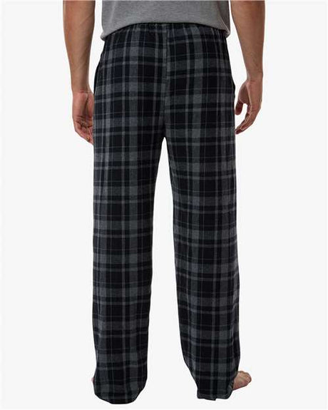 Boxercraft® Men’s Harley Flannel Pants Double-Brushed Cotton, Elastic Waist & Plaid Design