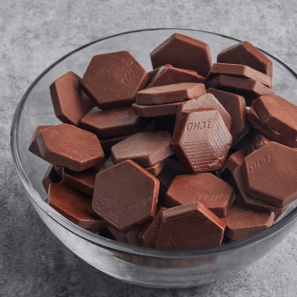 TCHO Oat My Gawd 46% Oat Milk Chocolate Hexagons 6.6 lb.