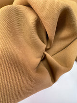 Beige Polyester Viscose Elastane Crepe