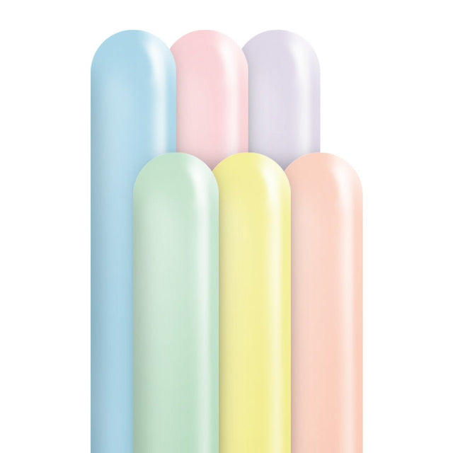 Latex Entertainer Balloons Assorted Macaron