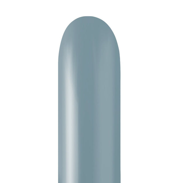 Latex Entertainer Balloons Retro Denim Blue