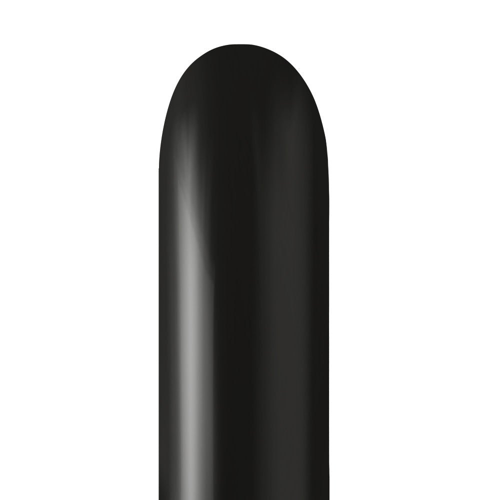 Latex Balloons 260K Black Entertainer