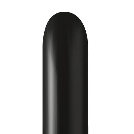 Latex Balloons 260K Black Entertainer