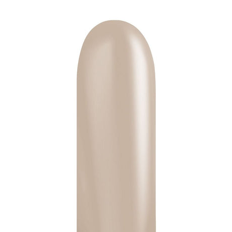 Latex Balloons 260S Sempertex Deluxe White Sand