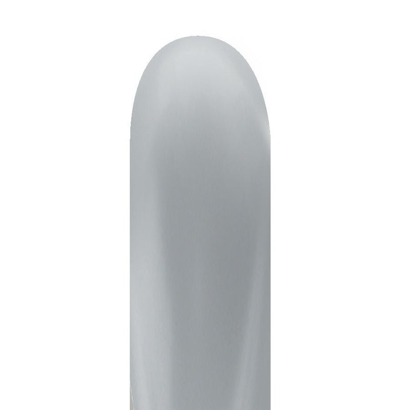Silver Latex Balloons 260S Sempertex Metallic