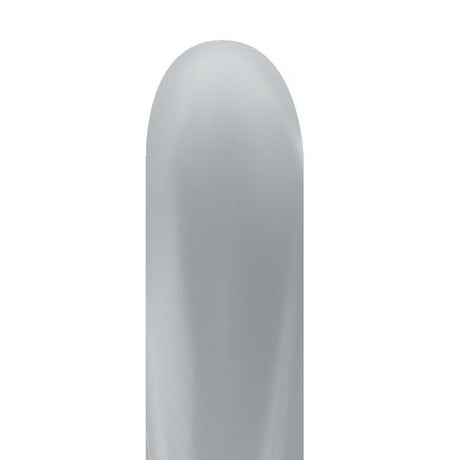 Silver Latex Balloons 260S Sempertex Metallic