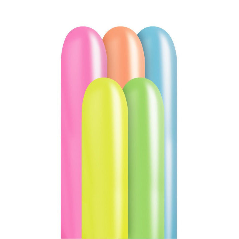 Entertainer Balloons Neon Assortment