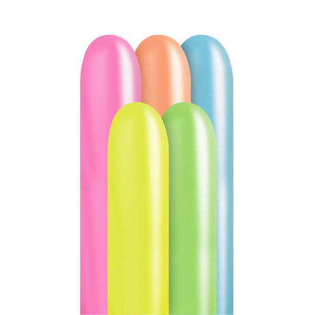 Entertainer Balloons Neon Assortment