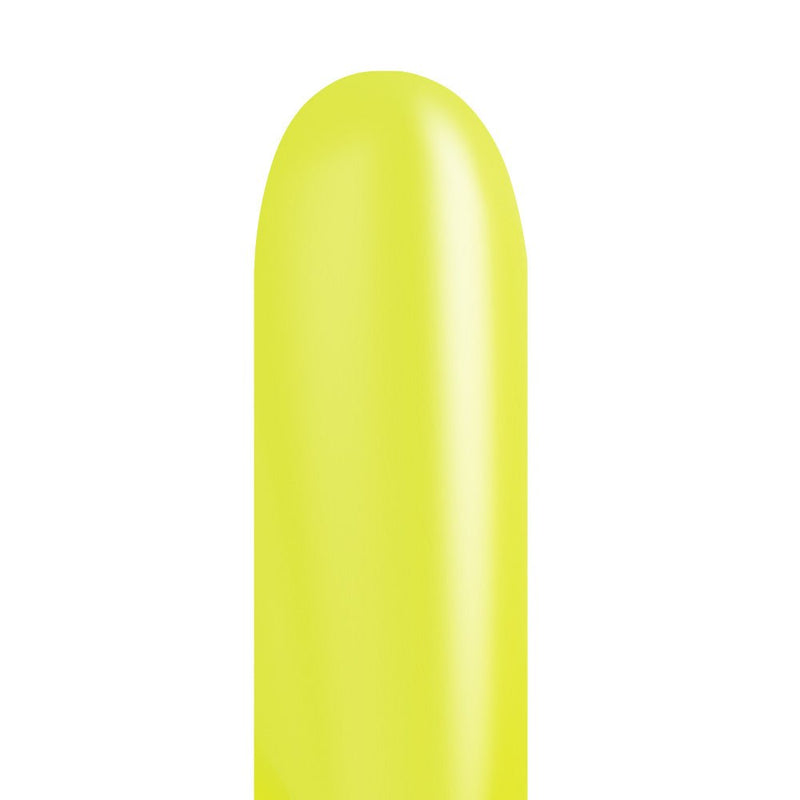 Neon Yellow 260 Latex Balloons