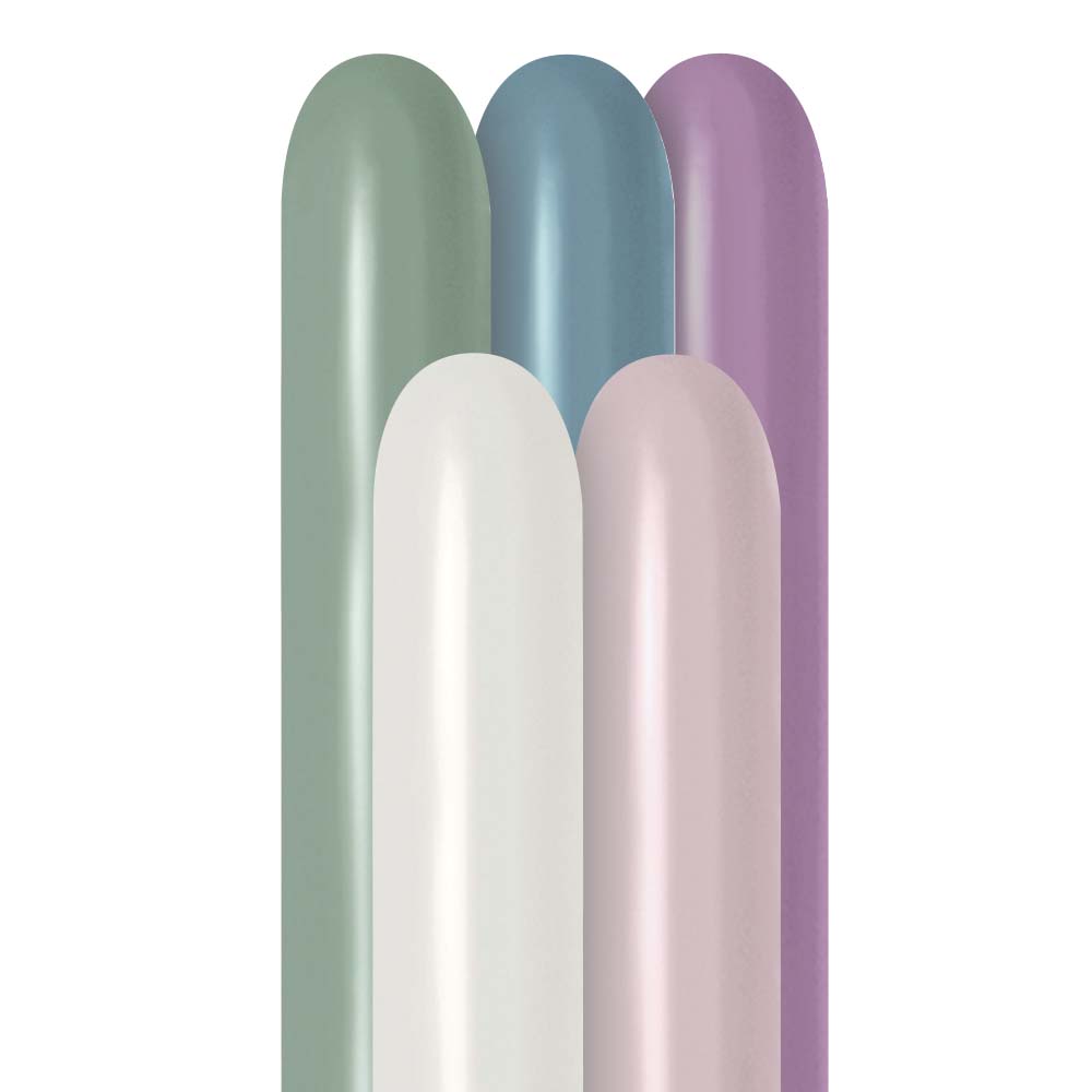 Entertainer Balloons 260S Pastel Dusk Assortment