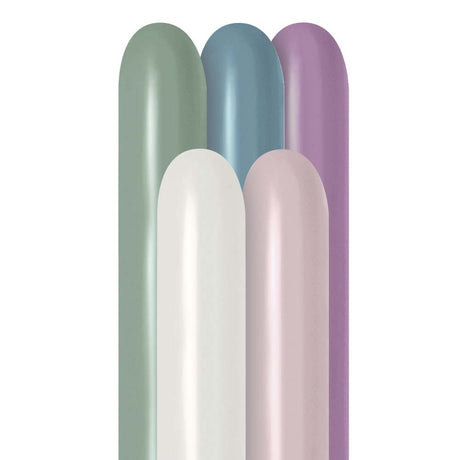 Entertainer Balloons 260S Pastel Dusk Assortment