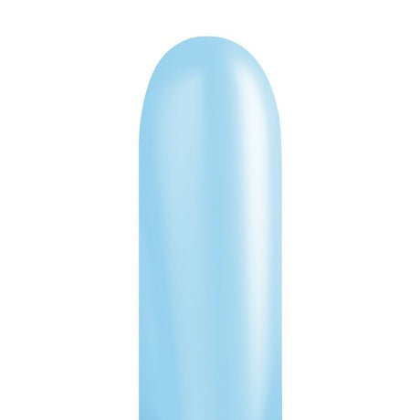 Latex Balloons 260S Pastel Matte Blue
