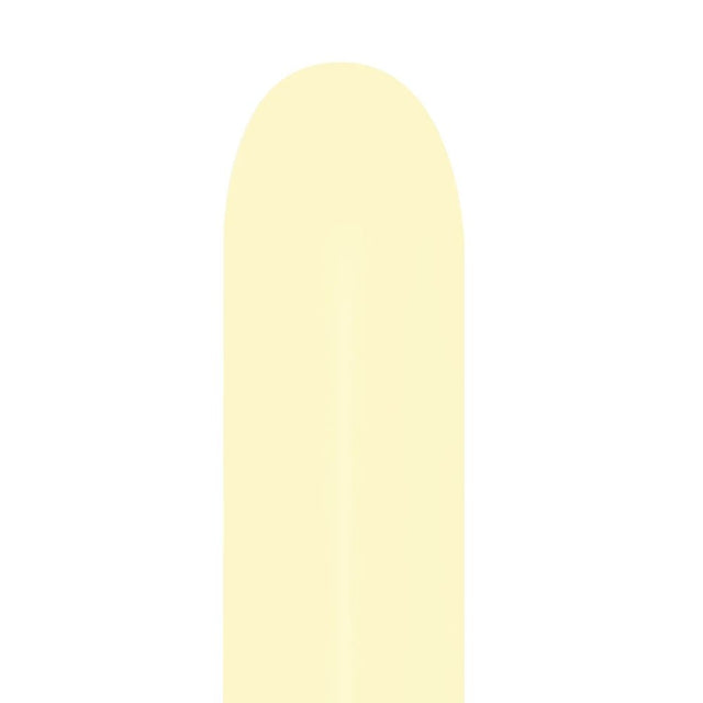 Latex Balloons 260S Sempertex Pastel Matte Yellow