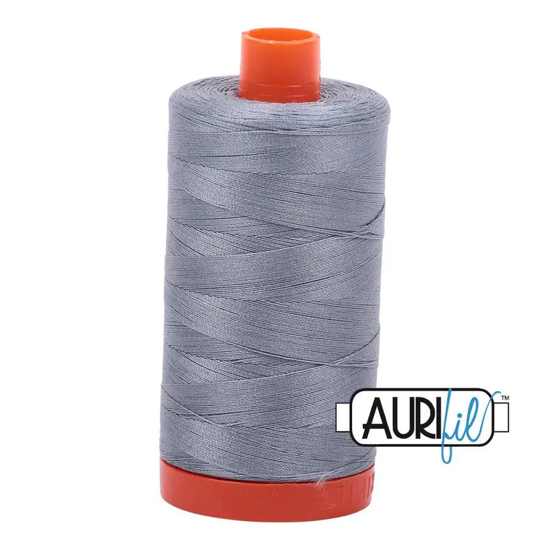 Aurifil Cotton 50wt Thread 2610 Light Blue Grey Large Spool