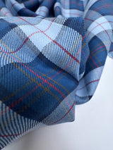 Blue Cotton Tweed