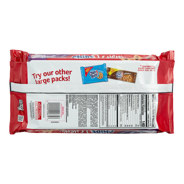 Nabisco Chips Ahoy! Chewy Chocolate Chip Cookie Party Pack 26 oz. - 12/Case