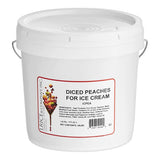 I. Rice Diced Peach Hard Serve Ice Cream Puree 2 Gallon