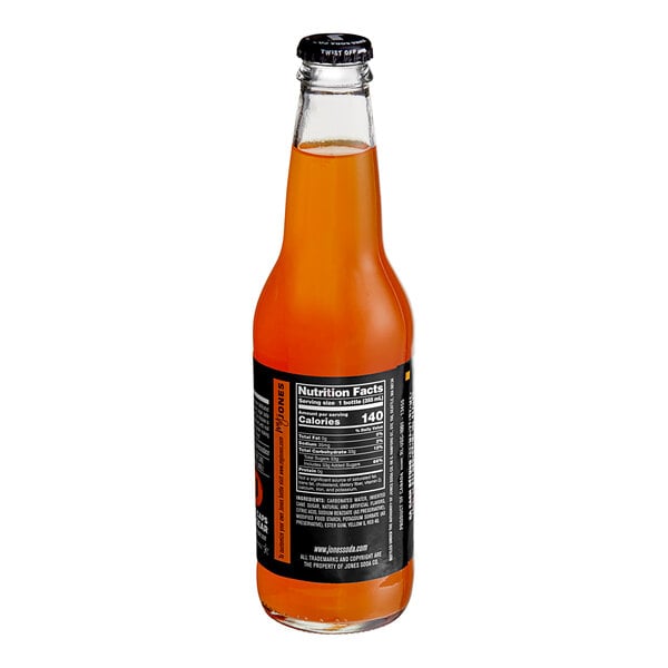 Jones Orange & Cream Soda 12 oz. - 24/Case