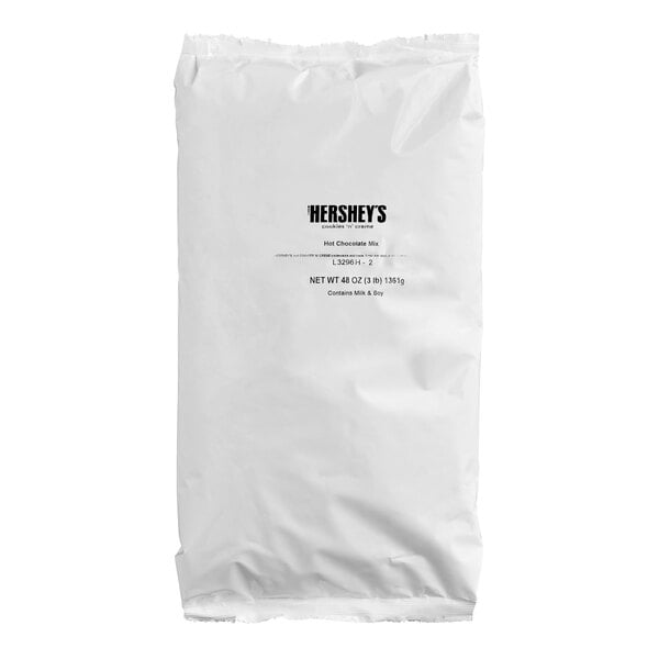 HERSHEY'S® Cookies 'n' Creme Hot Chocolate / Cappuccino Mix 3 lb. - 4/Case
