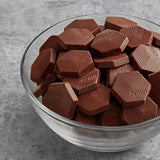 TCHO Real Fruity 68% Dark Chocolate Hexagons 6.6 lb. - 3/Case