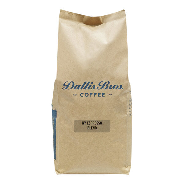 Dallis Bros New York Whole Bean Espresso 5 lb. - 2/Case