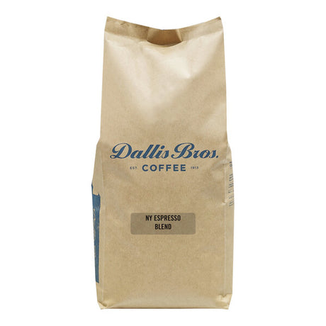 Dallis Bros New York Whole Bean Espresso 5 lb. - 2/Case