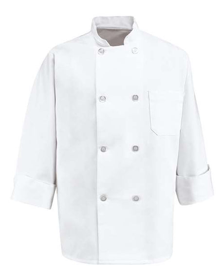Chef Designs Eight Pearl Button Chef Coat