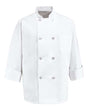 Chef Designs Eight Pearl Button Chef Coat