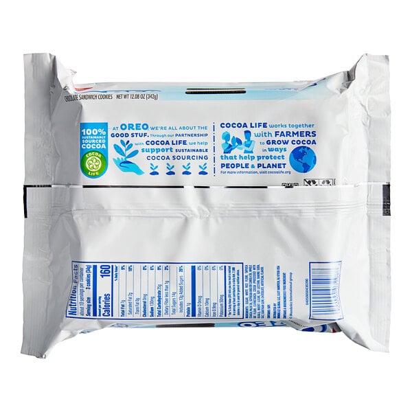 Nabisco Oreo Gluten-Free Cookie Pack 12.08 oz. - 12/Case