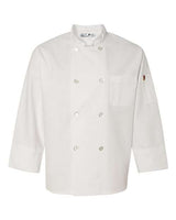 Button Chef Coat with Thermometer Pocket