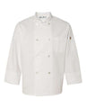 Chef Designs Eight Pearl Button Chef Coat with Thermometer Pocket