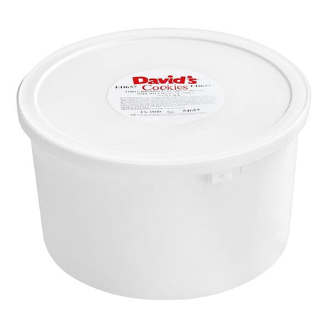 David's Cookies 8 lb. M&Ms Birthday Cake Edible Cookie Dough - 2/Case