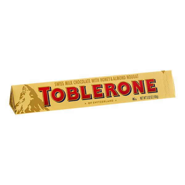 Toblerone Milk Chocolate Candy Bar 3.52 oz. - 20/Box