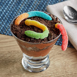 Albanese Large Sour Neon Gummi Worms 4.5 lb. - 4/Case
