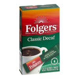 Folgers Classic Decaf Instant Coffee Packets - 72/Case