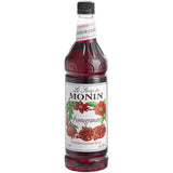 Monin Premium Pomegranate Flavoring / Fruit Syrup 1 Liter - 4/Case